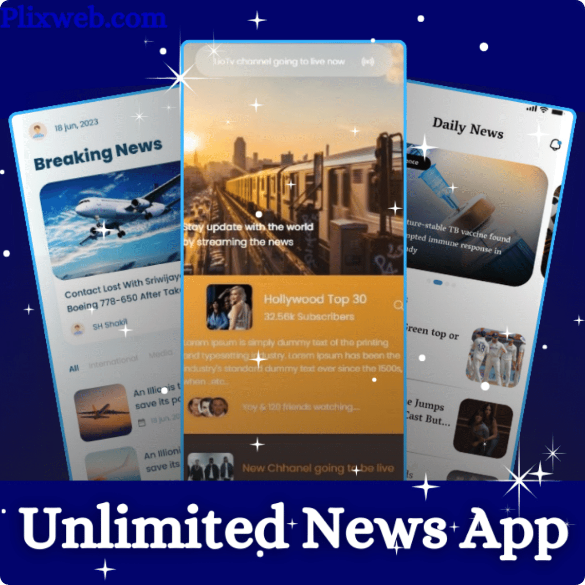Unlimited News App Development