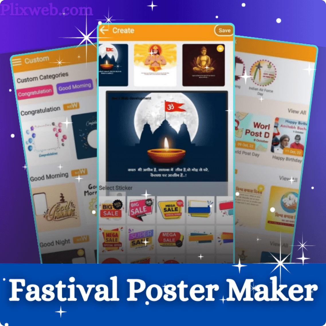 Fastival Poster Maker App Development