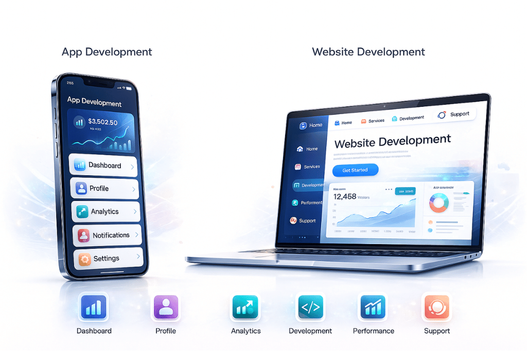 App VS Website Development