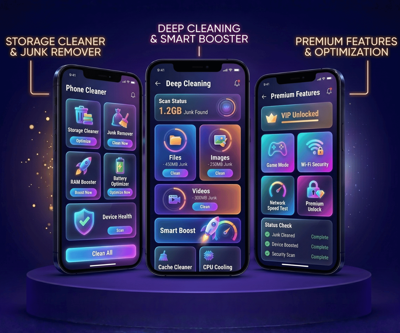 Phone Cleaner App Development