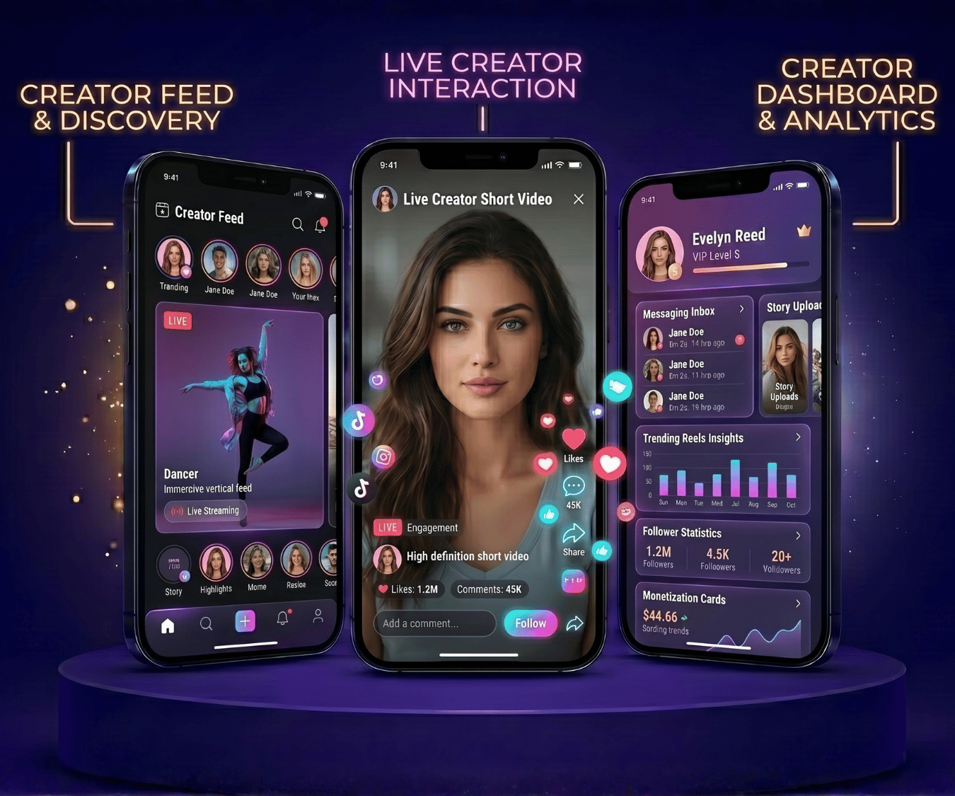 Tiktok-Insta Clone App Development