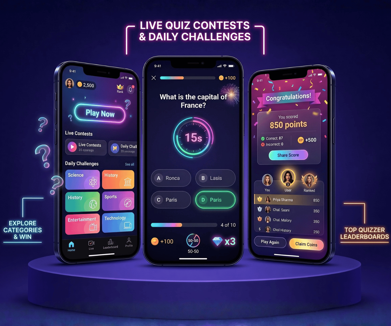 Quiz App Development