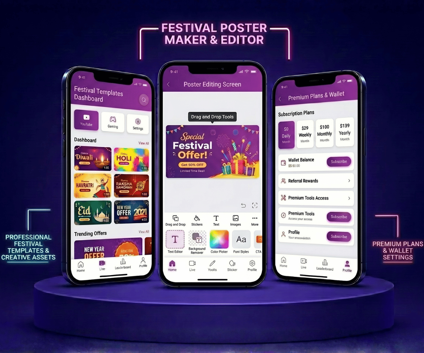 Festival Poster App Development