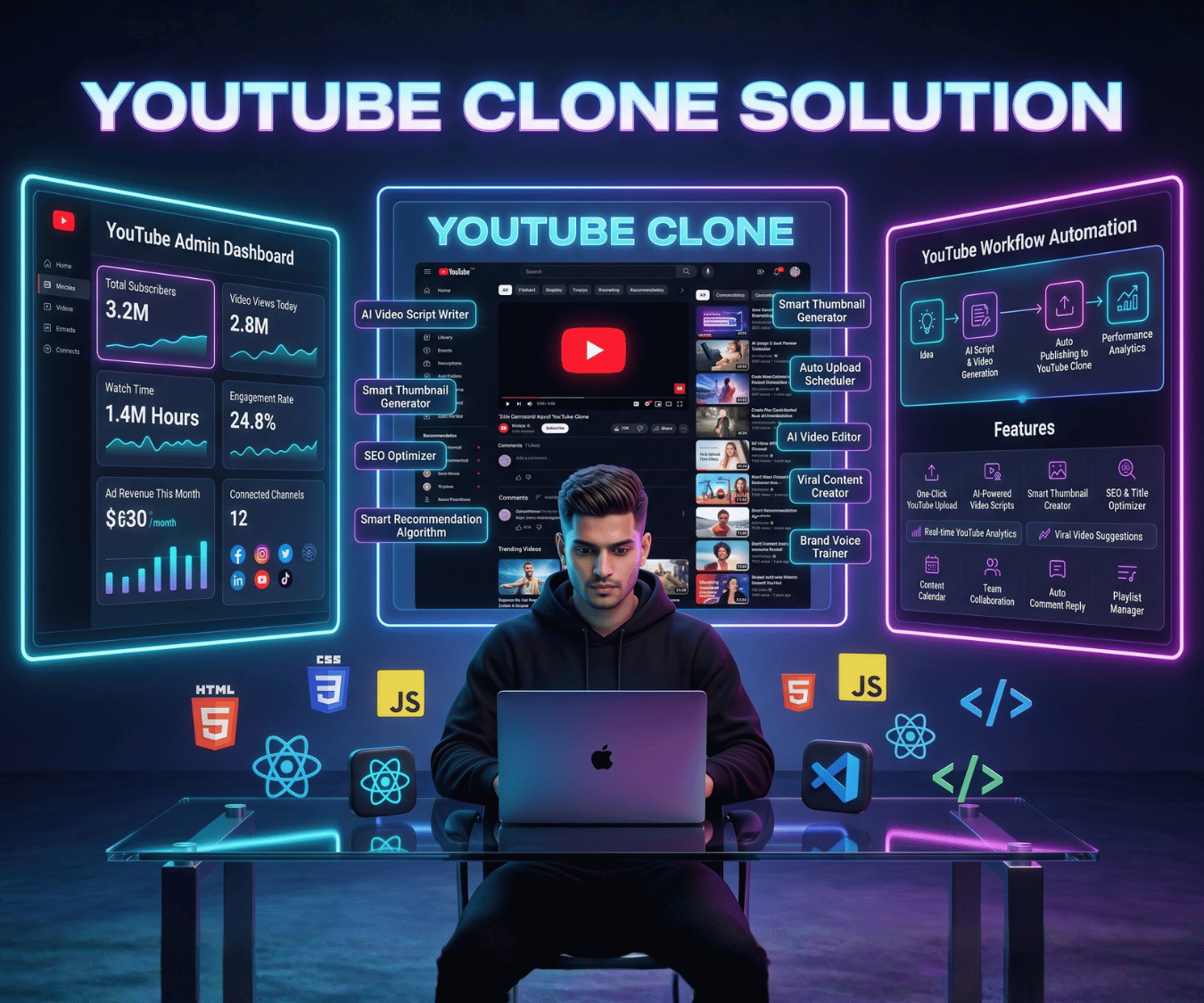 Youtube Clone Solution