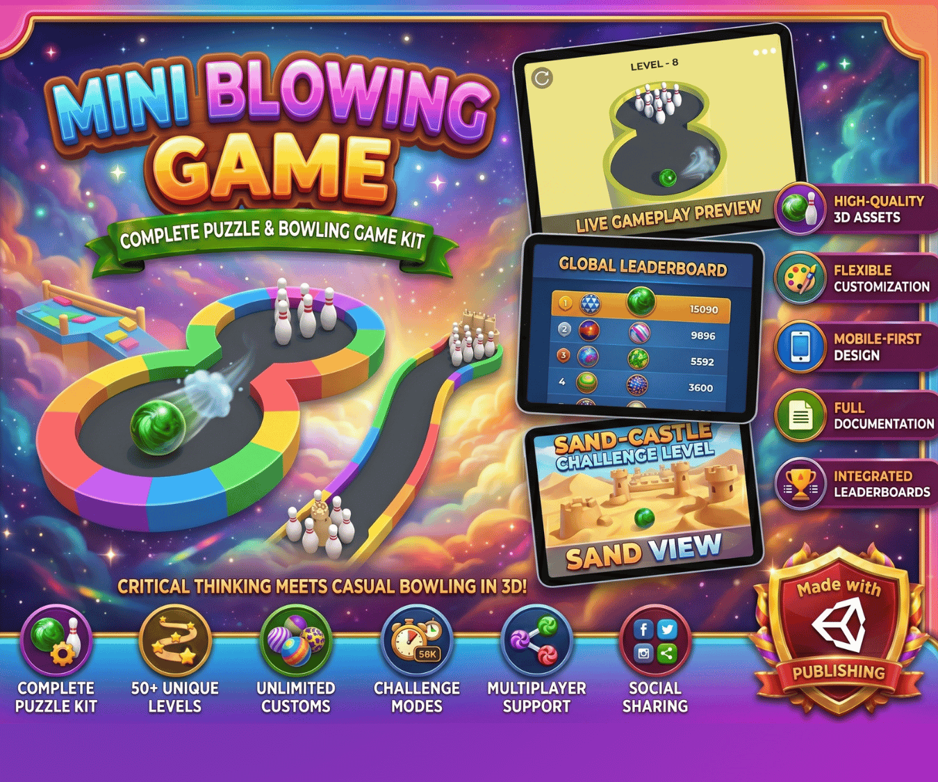 Mini Blowing Game Development
