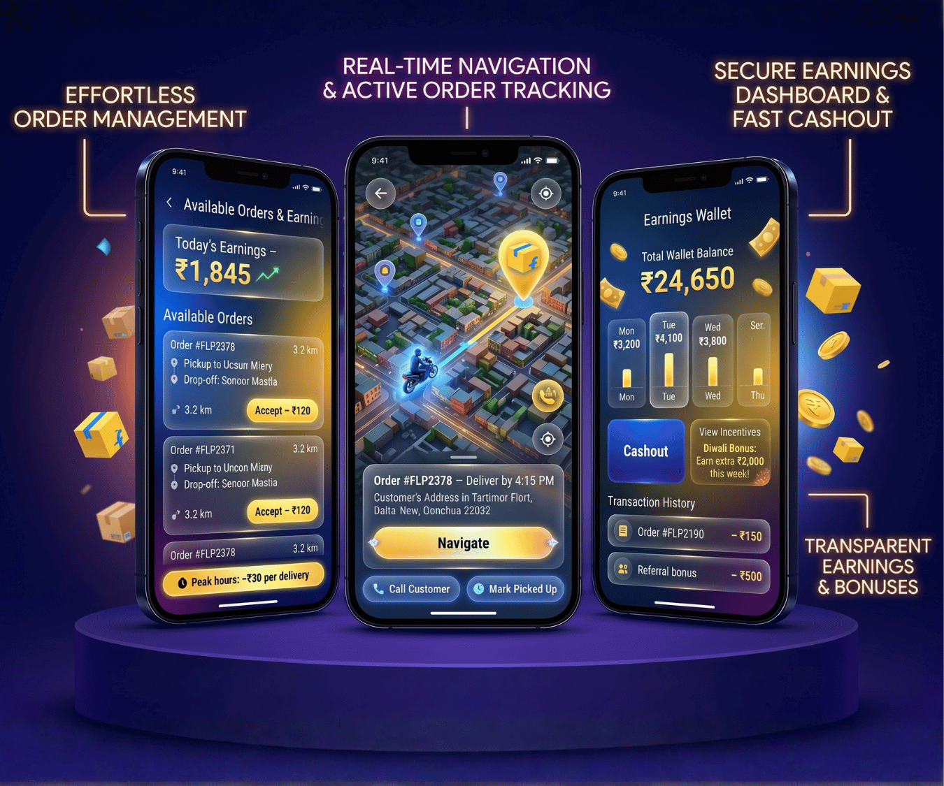 Flipkart Delivery App Development