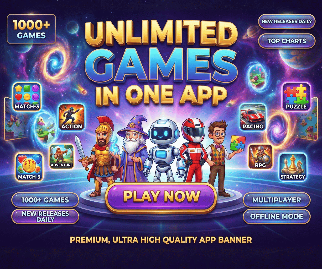 Unlimited Games IN One App